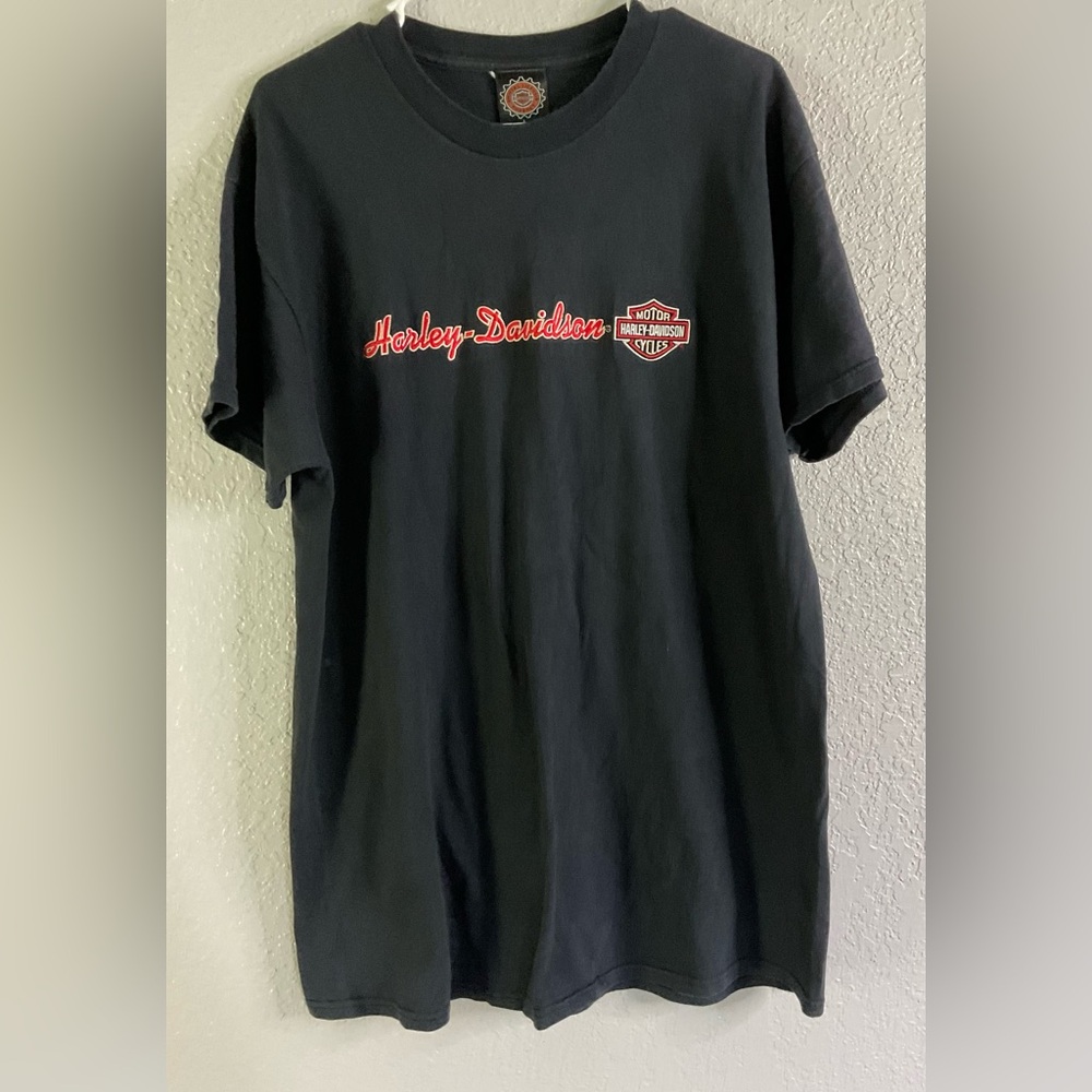 Harley-Davidson Official Licensed Product t-shirt embroidered name/logo 
Large